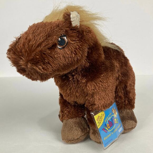 NWT Ganz Webkinz HM103 Original Brown Horse Stuffed Animal Plush Unused Code - Picture 1 of 7